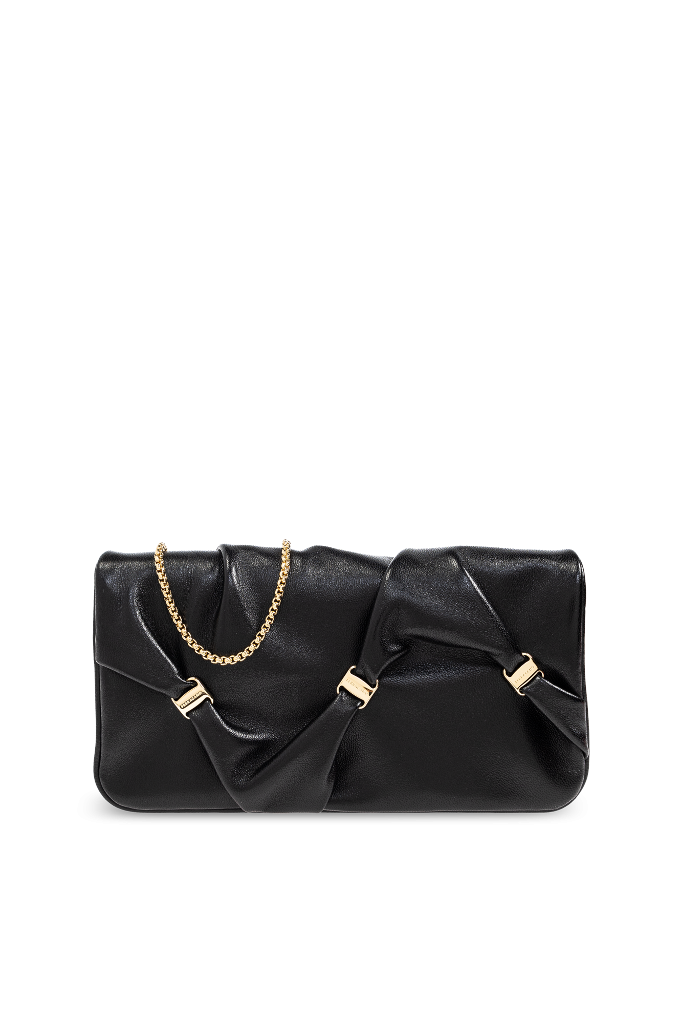 Black Wallet on a chain FERRAGAMO - Vitkac AS